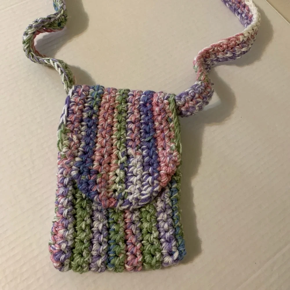 Phone Crossbody Bag handmade
crochet - Picture 7 of 16
